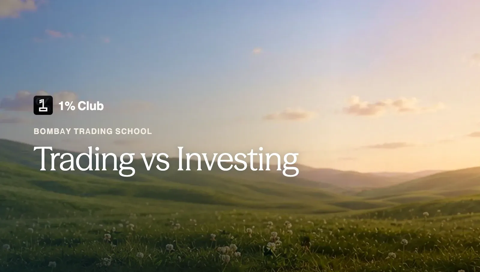 Trading vs Investing: The Clearest Explanation You Will Find 2026